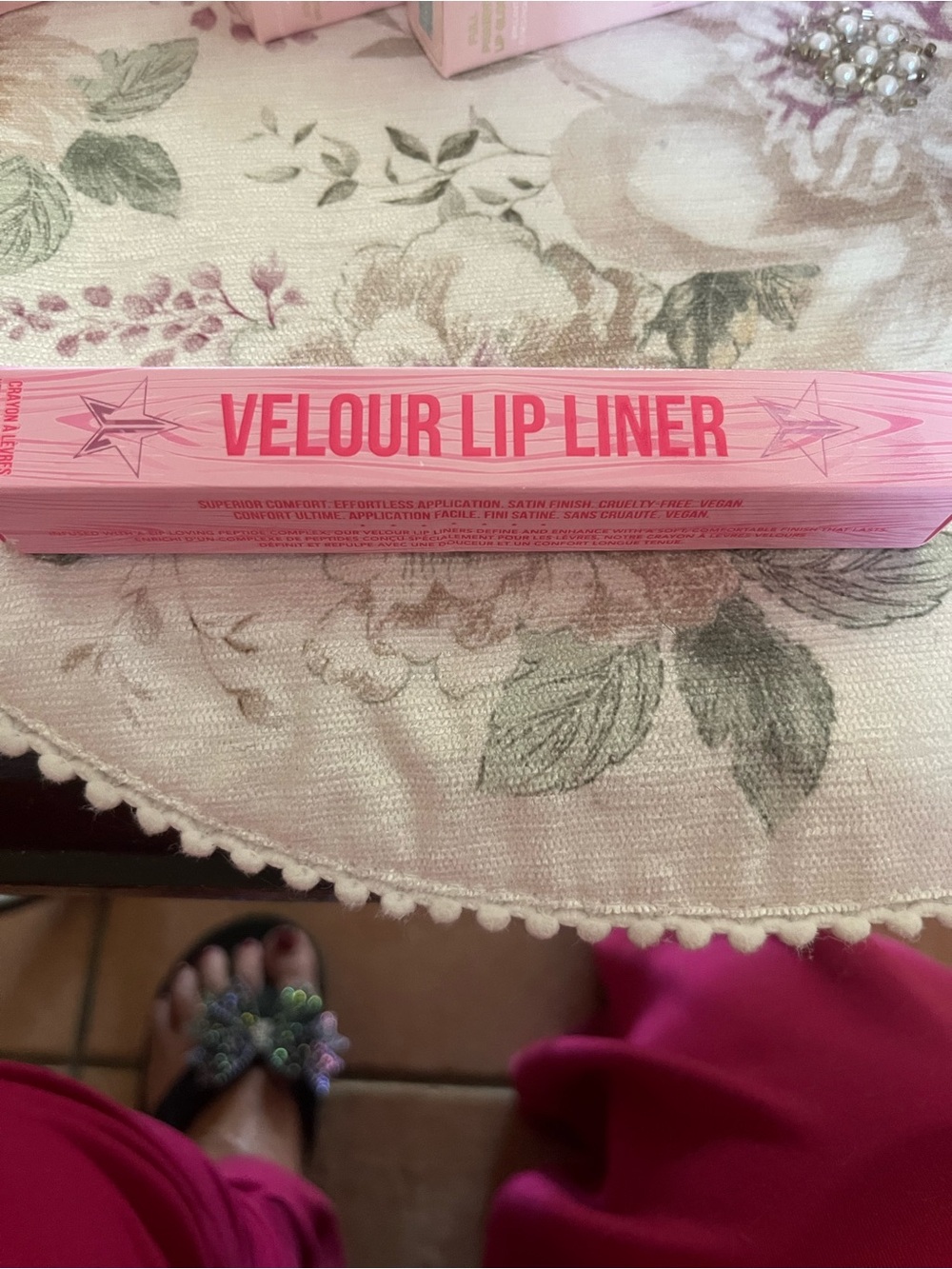 Jeffery Starr Velour Lip Liner - Pink